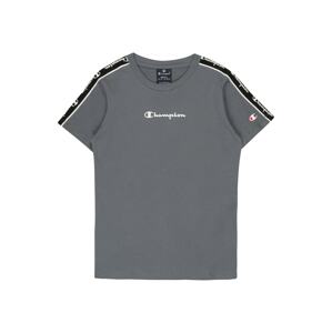 Champion Authentic Athletic Apparel Tričko  sivá / čierna / biela