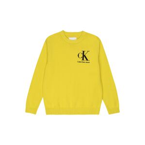 Calvin Klein Jeans Sveter  žltá / čierna