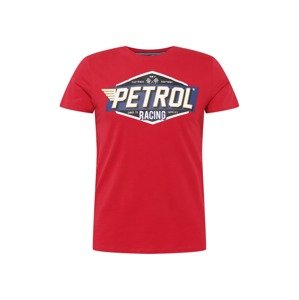Petrol Industries Tričko  červená / námornícka modrá / biela