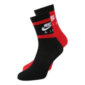Nike Sportswear Ponožky  červená / čierna / biela