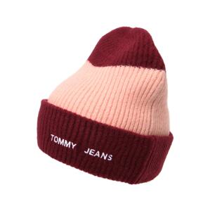 Tommy Jeans Čiapky 'ACADEMIA'  ružová / bordová / biela