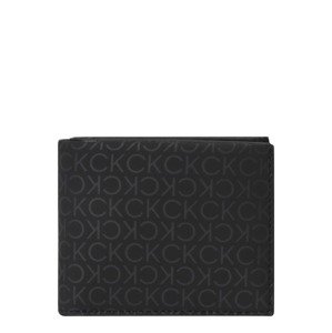 Calvin Klein Peňaženka 'Bifold'  tmavosivá / čierna