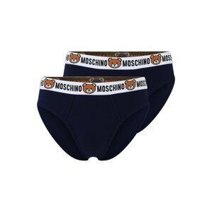 Moschino Underwear Nohavičky  tmavomodrá / biela / karamelová