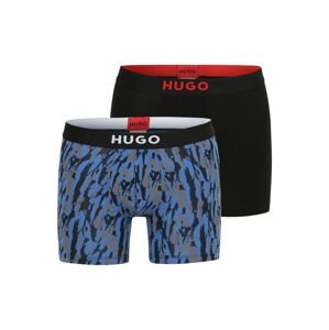 HUGO Red Boxerky 'Brother'  modrá / zmiešané farby / čierna