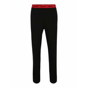 HUGO Pyžamové nohavice 'Linked'  ohnivo červená / čierna