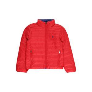Polo Ralph Lauren Prechodná bunda 'TERRA'  modrá / červená