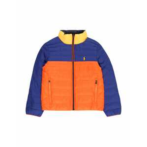 Polo Ralph Lauren Prechodná bunda  kráľovská modrá / žltá / oranžová