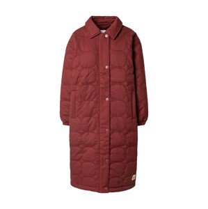 AMERICAN VINTAGE Prechodný kabát 'FIBCITY'  pastelovo červená