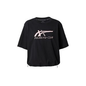 ASICS Funkčné tričko 'TIGER'  čierna / ružová