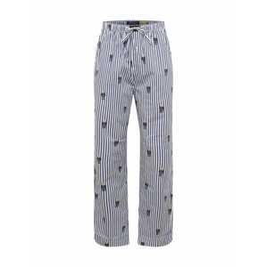 Polo Ralph Lauren Pyžamové nohavice  béžová / námornícka modrá / biela