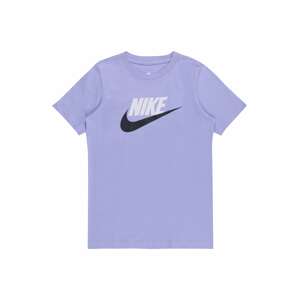 Nike Sportswear Tričko  svetlofialová / čierna / biela
