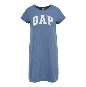 Gap Tall Šaty  modrosivá / biela