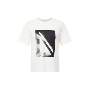 Calvin Klein Curve Tričko  svetlosivá / čierna / biela