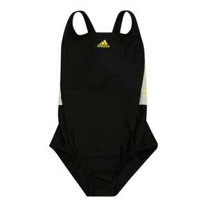 ADIDAS PERFORMANCE Športové plavky  žltá / svetlosivá / čierna