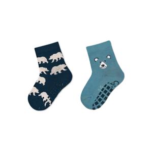 STERNTALER Ponožky  modrá / námornícka modrá / biela