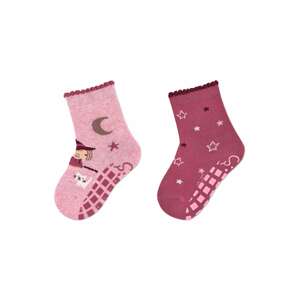 STERNTALER Ponožky  cyklaménová / ružová / eozín
