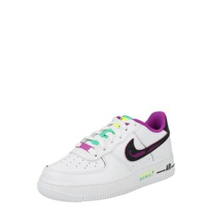 Nike Sportswear Tenisky 'AIR FORCE 1 LV8'  biela / čierna / fialová