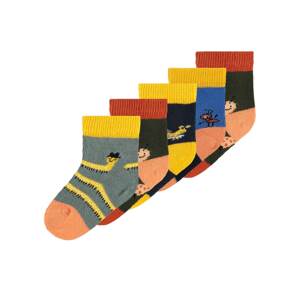 NAME IT Ponožky  námornícka modrá / žltá / kaki / červená