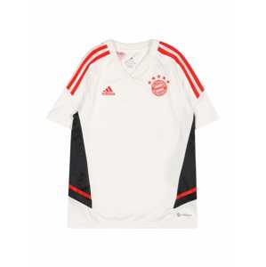 ADIDAS PERFORMANCE Funkčné tričko 'FC Bayern'  biela / červená / čierna