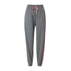 ADIDAS PERFORMANCE Športové nohavice  sivá / pastelovo červená