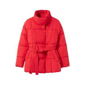 Bershka Zimná bunda  červená