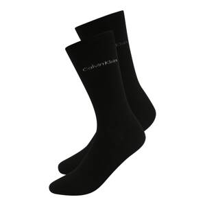 Calvin Klein Ponožky  sivá / čierna / biela