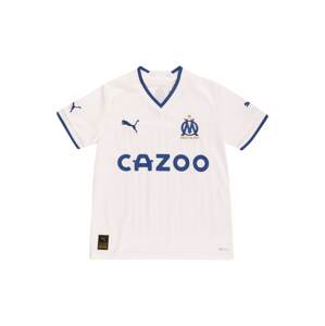 PUMA Funkčné tričko 'Olympique De Marseille Home 22/23'  biela / modrá