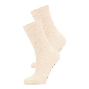 Marc O'Polo Ponožky 'Claudine'  béžová melírovaná / sivá