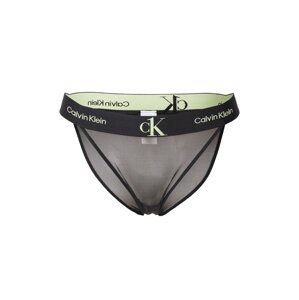 Calvin Klein Underwear Nohavičky  pastelovo zelená / čierna