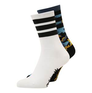 ADIDAS ORIGINALS Ponožky 'Camo Crew '  modrozelená / modrosivá / svetlooranžová