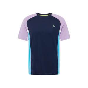 Lacoste Sport Funkčné tričko  námornícka modrá / svetlofialová / vodová / biela