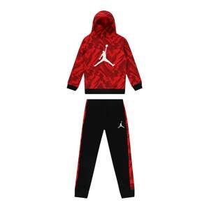 Jordan Joggingová súprava  červená / tmavočervená / čierna / biela