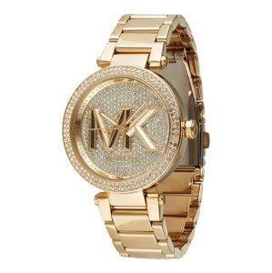 MICHAEL Michael Kors Analógové hodinky  zlatá / priehľadná