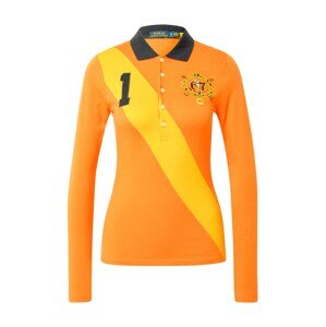 Polo Ralph Lauren Tričko 'SASH'  námornícka modrá / žltá / oranžová