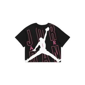 Jordan Tričko 'BLOW OUT'  čierna / biela / ružová
