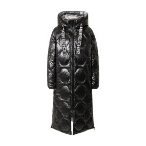 Herrlicher Zimný kabát 'Tola'  striebornosivá / čierna / biela