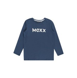 MEXX Tričko  modrosivá / biela