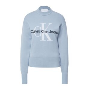 Calvin Klein Jeans Sveter  námornícka modrá / svetlomodrá / biela