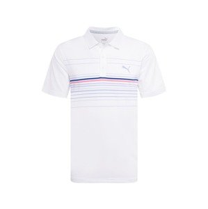 PUMA Funkčné tričko 'Mattr Canyon'  biela / modrá / pastelovo modrá / svetloružová