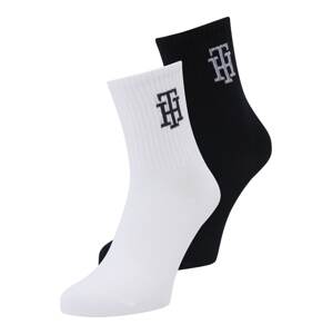 Tommy Hilfiger Underwear Ponožky  čierna / biela