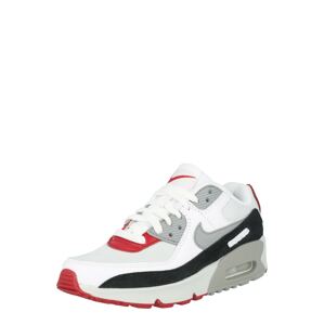 Nike Sportswear Tenisky 'Air Max 90 LTR'  sivá / svetlosivá / červená / čierna