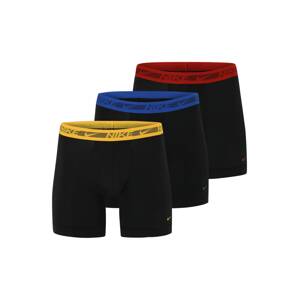 NIKE Športové nohavičky  modrá / žltá / červená / čierna