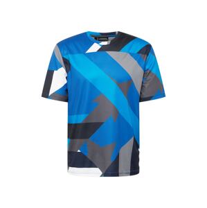 J.Lindeberg Funkčné tričko 'Flag'  modrá / námornícka modrá / sivá / biela