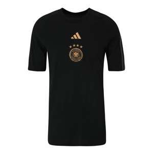ADIDAS PERFORMANCE Funkčné tričko 'DFB'  zlatá / sivá / čierna