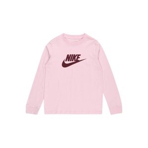 Nike Sportswear Tričko 'FUTURA'  svetloružová / bordová