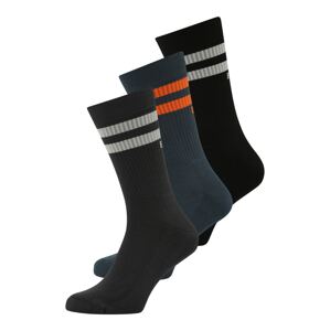 BJÖRN BORG Ponožky  námornícka modrá / petrolejová / oranžová / čierna
