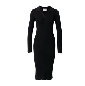Compania Fantastica Pletené šaty 'Vestido'  čierna