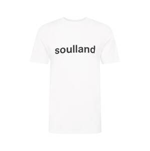 Soulland Tričko 'Chuck'  čierna / biela