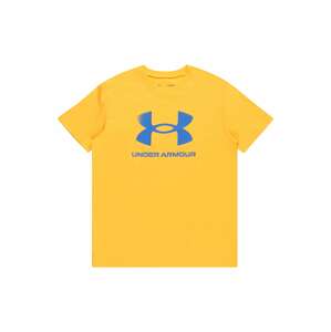 UNDER ARMOUR Funkčné tričko  modrá / žltá
