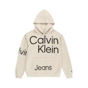 Calvin Klein Jeans Mikina 'BOLD'  nebielená / čierna